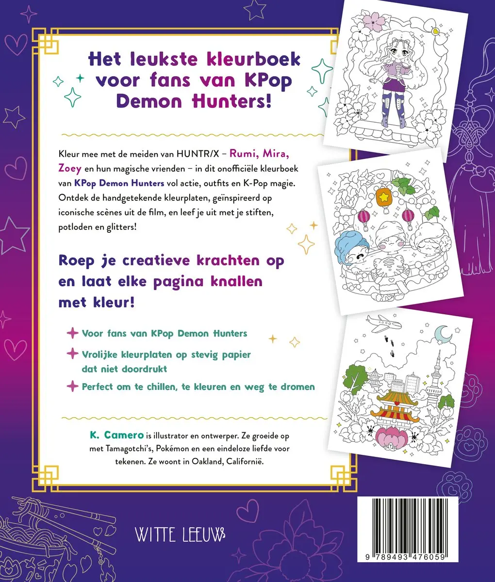 Kleurboek KPop Demon Hunters - 48 Pagina's