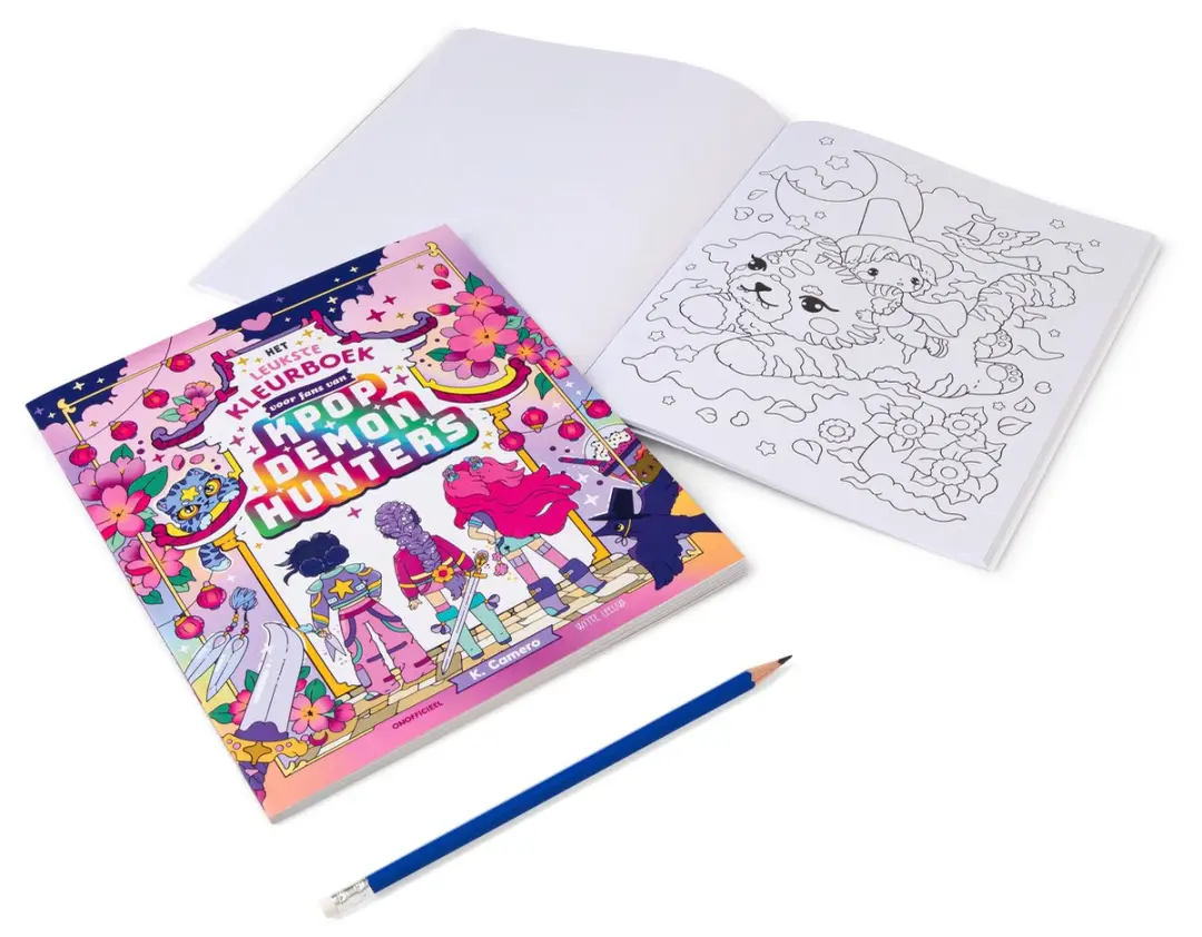 Kleurboek KPop Demon Hunters - 48 Pagina's