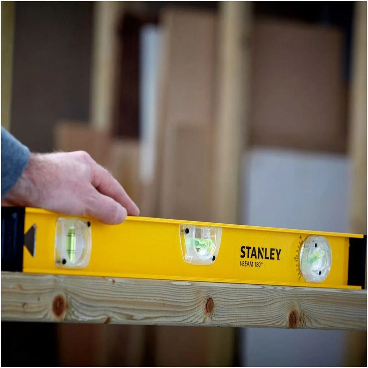 Stanley Waterpas I-Beam 600mm 3L - 180° Libel - 3 Libellen