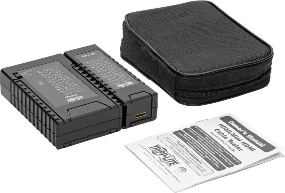 Tripp Lite T040-001-HDMI Netwerkkabeltester - Zwart