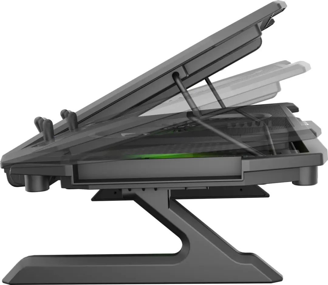 Genesis OXID 850 Laptopkoeler 17,3" - 5 Ventilatoren - Zwart
