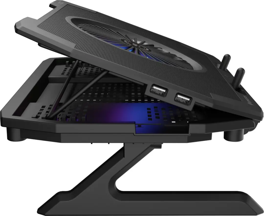 Genesis OXID 850 Laptopkoeler 17,3" - 5 Ventilatoren - Zwart