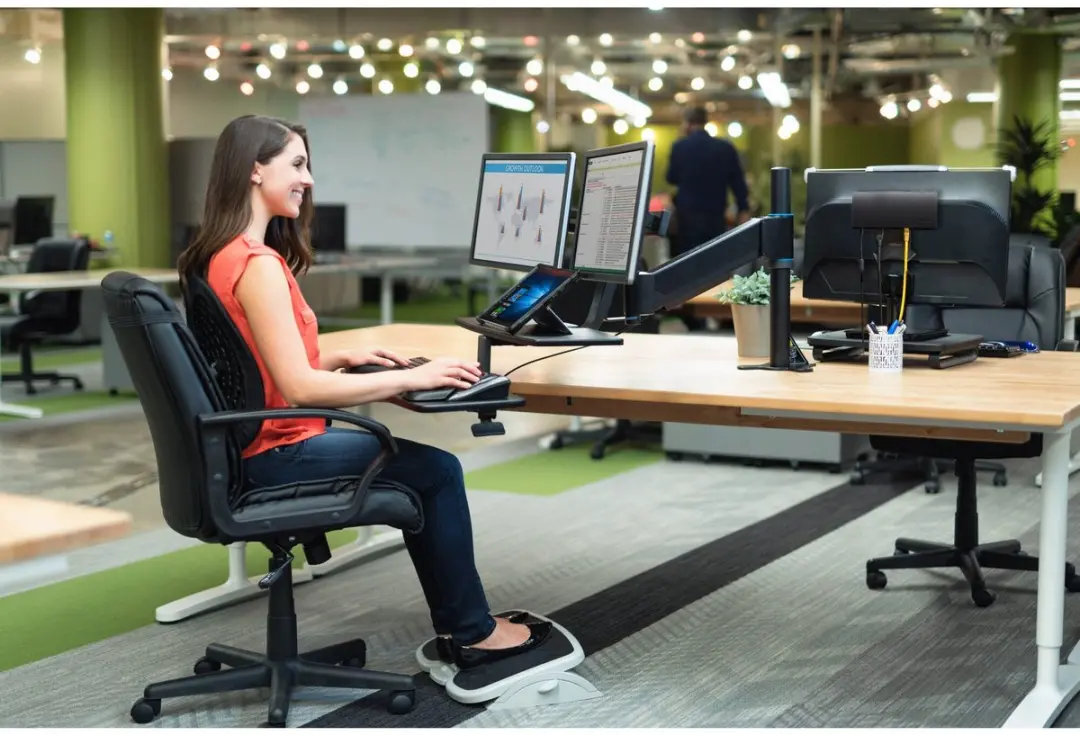 Kensington SmartFit Voetensteun - Grijs