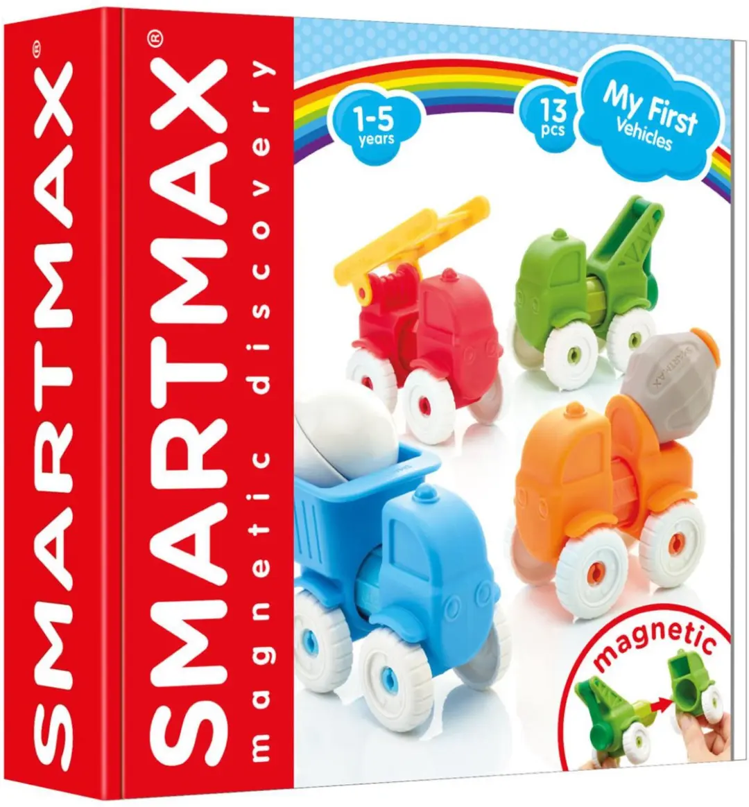 SmartMax My First Vehicles Magnetische Bouwset 13-delig