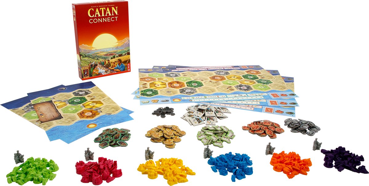 999 Games - Catan Connect - een nieuwe manier van Catan spelen - ook voor grote groepen