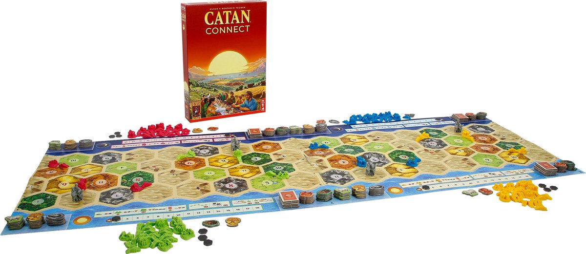 999 Games - Catan Connect - een nieuwe manier van Catan spelen - ook voor grote groepen