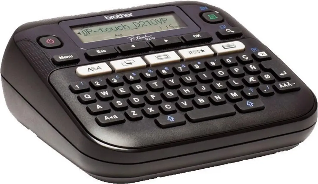 Brother PT-D210VP Thermische Labelprinter - QWERTY - Zwart