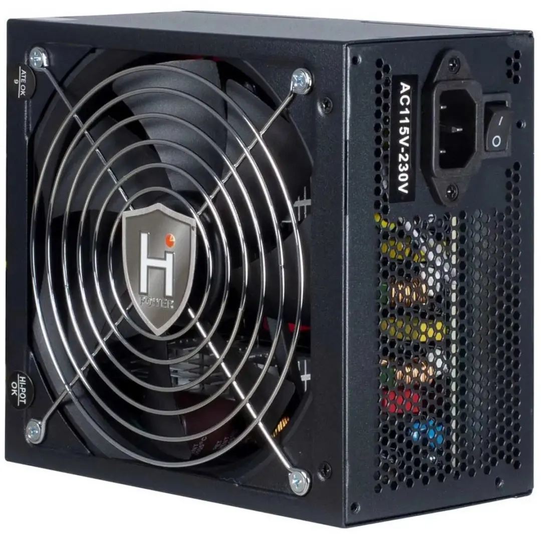 Inter-Tech HIPOWER SP-750 Voeding 750W - 80 Plus - Zwart