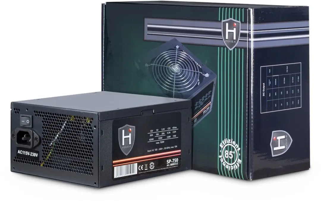Inter-Tech HIPOWER SP-750 Voeding 750W