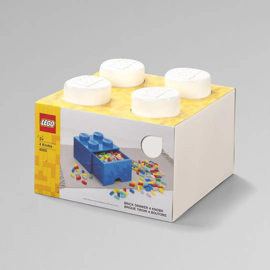 LEGO Opbergbox met Lade Brick 4 - Wit - 6L - afbeelding 6 van 6