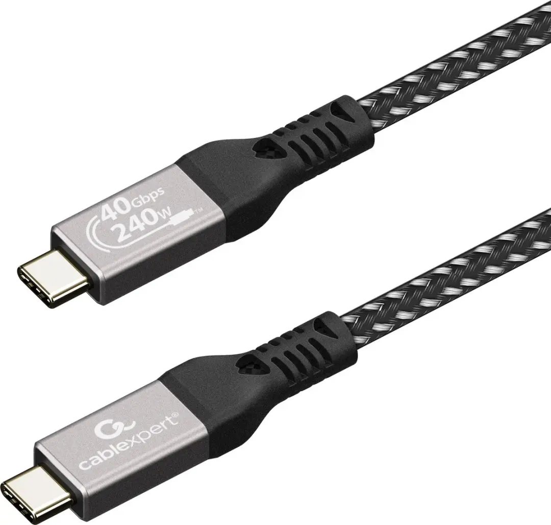 Cablexpert USB4 Type-C Laad- & Datakabel 40Gbps 240W 1.5m