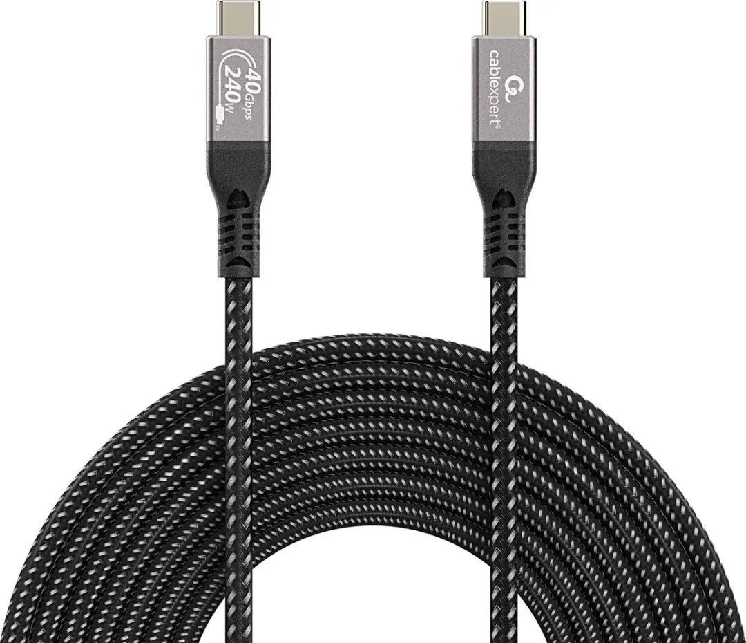Cablexpert USB4 Type-C Laad- & Datakabel 40Gbps 240W 1.5m
