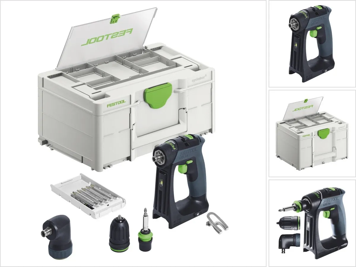Festool CXS 18-Basic Accu Schroefboormachine - 2 Snelheden