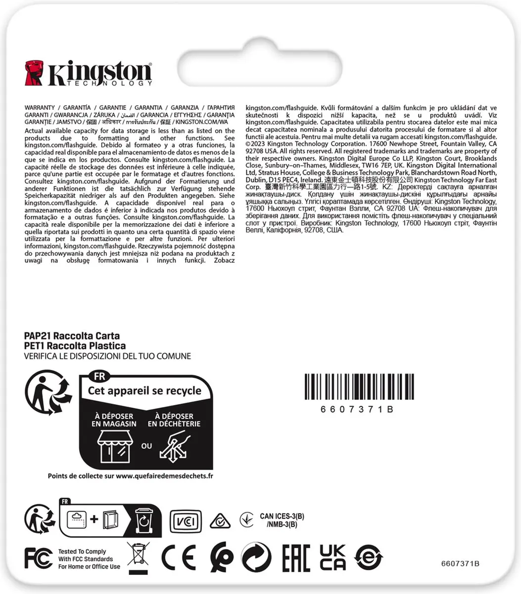 Kingston SDIT/64GB SDXC Industrial pSLC - 64TB