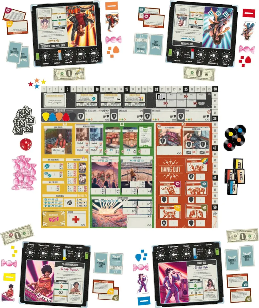 Rock Hard 1977 Strategisch Bordspel - 2-5 Spelers