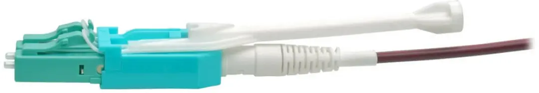 Tripp Lite N845-05M-8L-MG Glasvezelkabel OM4 MPO/MTP 8x LC - 5m - Zwart/Magenta/Turkoois