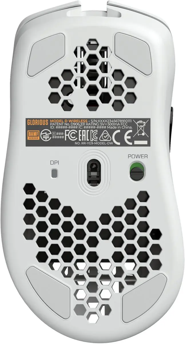 Glorious Model D Wireless Gamen Muis - GLO-MS-DW-MW - Wit
