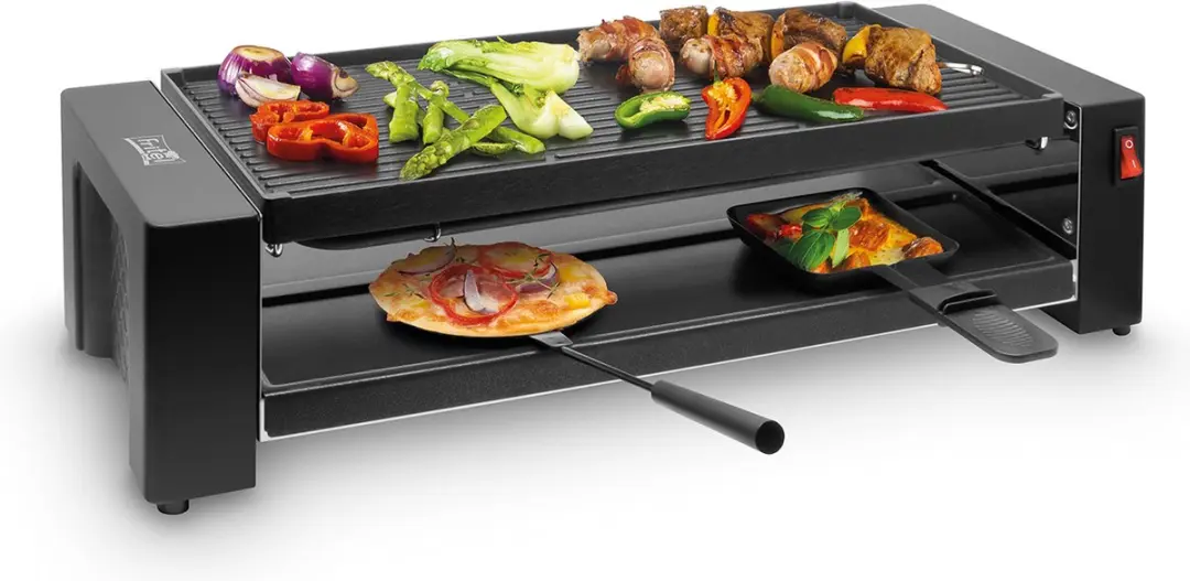 Fritel PR 3195 Pizza-Raclette Grill 1200W