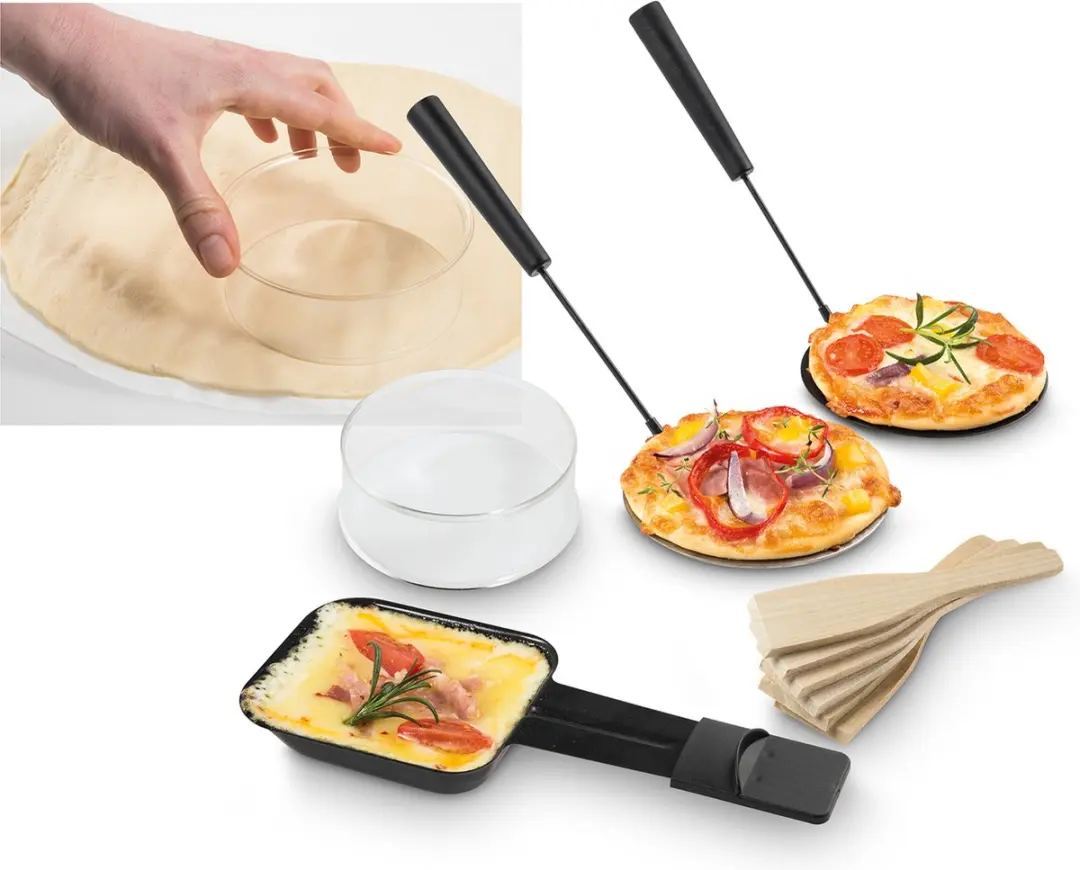 Fritel PR 3195 Pizza-Raclette Grill 1200W - 8 Pers