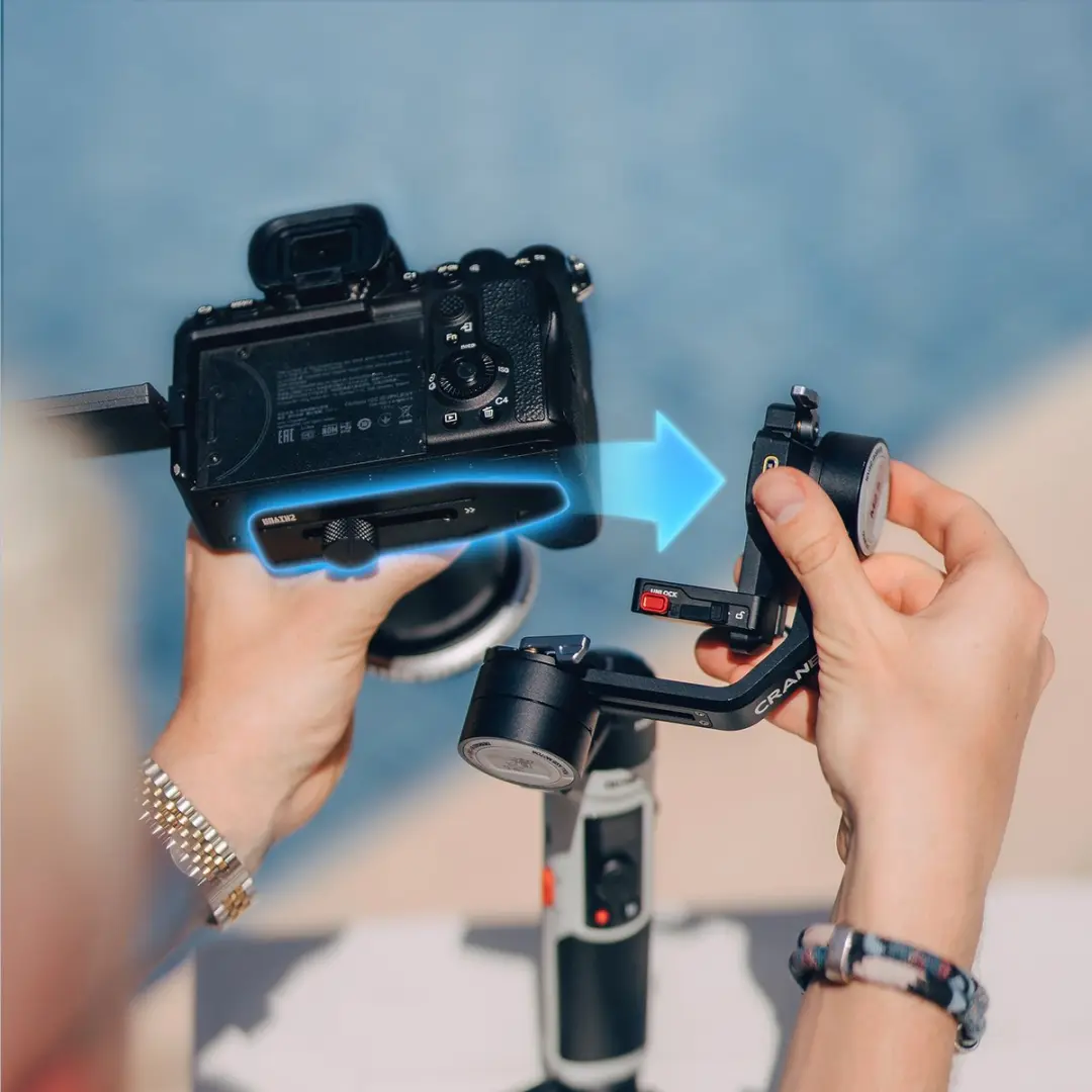 Zhiyun Crane M2S Gimbal - 1150mAh - Zwart/Grijs