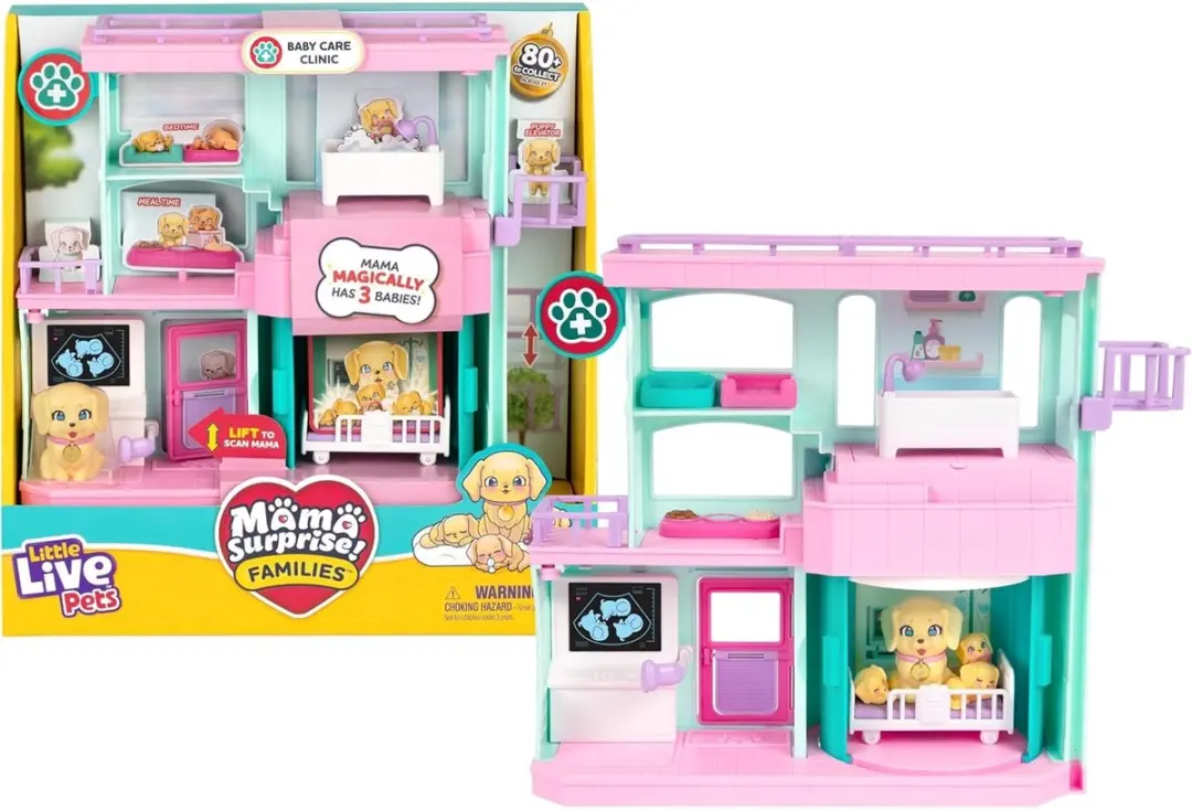 Little Live Pets Mama Surprise Families Baby Ziekenhuis Interactieve Speelset - Multikleur