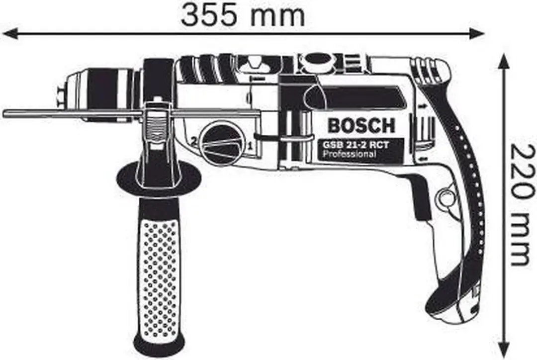 Bosch GSB 21-2 RCT Klopboormachine 1300W - afbeelding 6 van 6