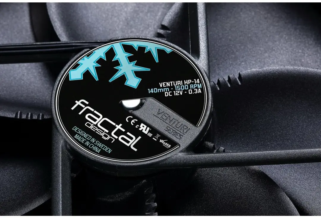Fractal Design Venturi HP-14 PWM Ventilator 14cm - Zwart/Grijs