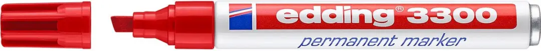 edding 3300 Permanent Beitelvormig 1-5mm - Rood