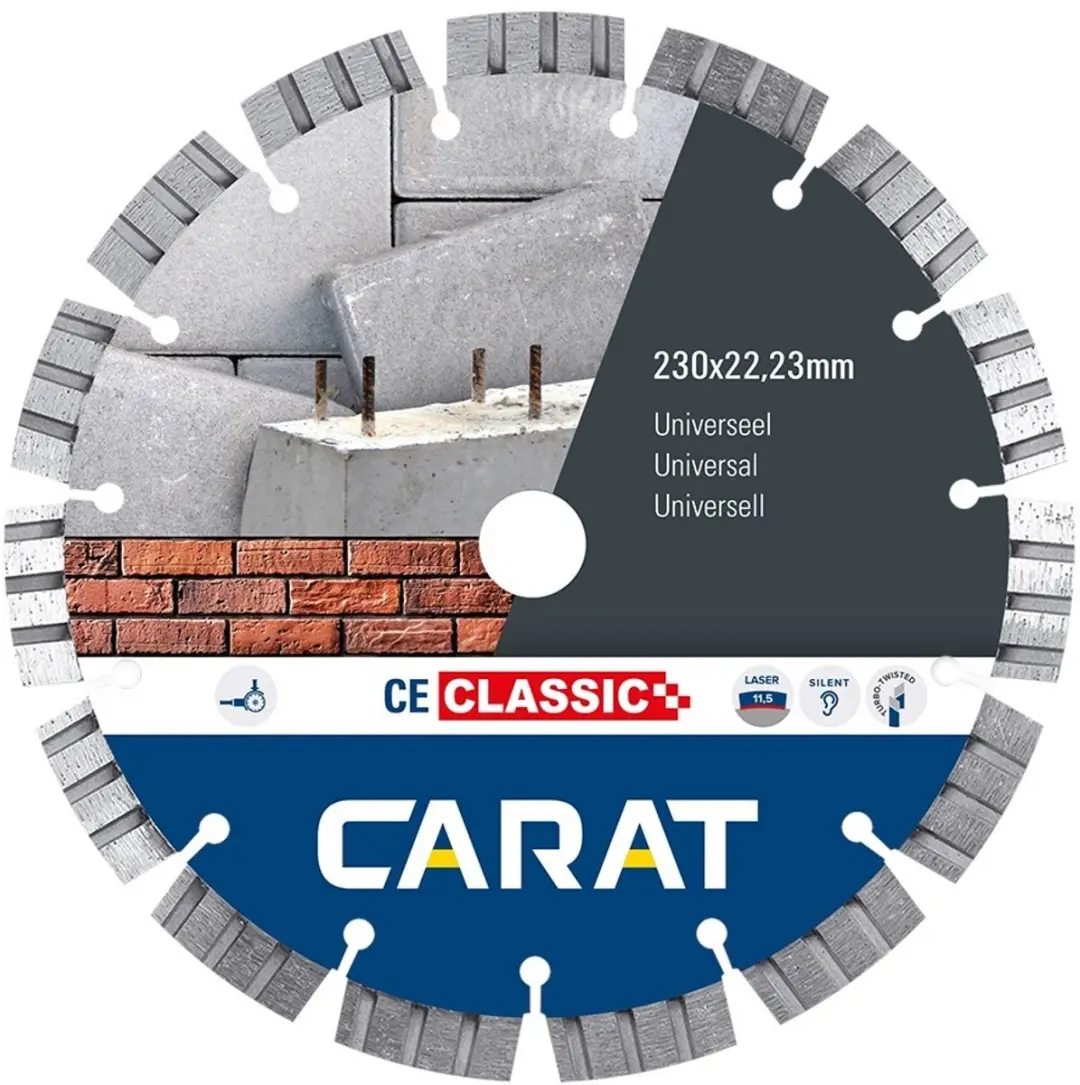 Carat CE CLASSIC Diamantschijf universeel 230x22,23mm