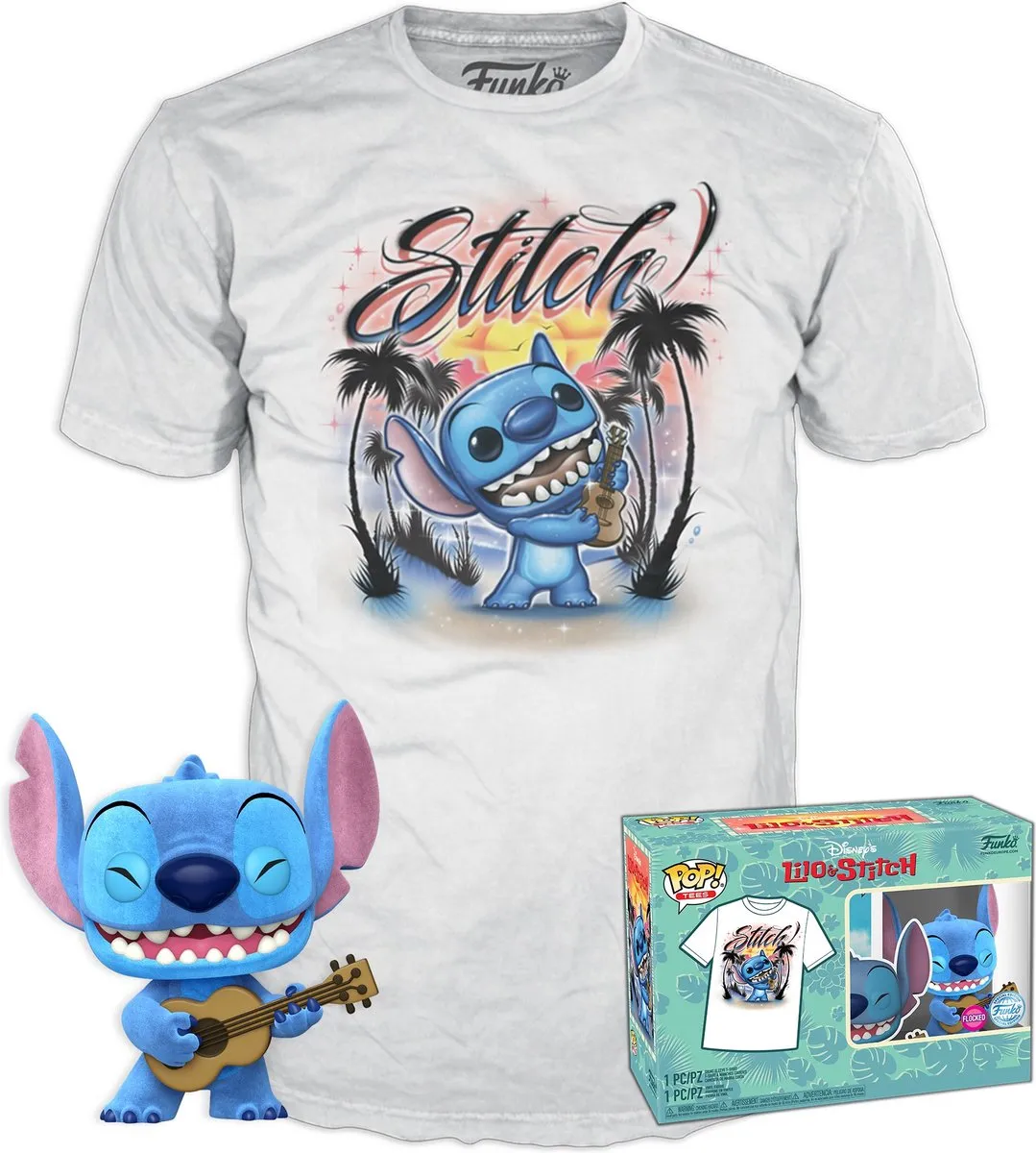 Funko Pop! Disney Stitch Exclusive Flocked
