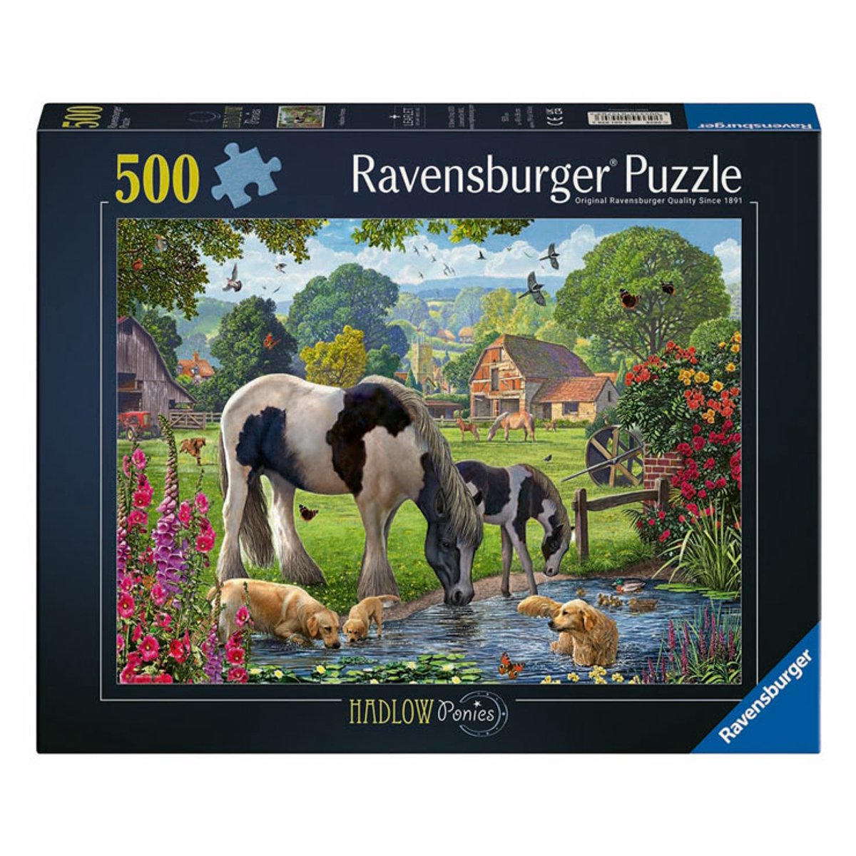 Ravensburger puzzel Hadlow Ponies - Legpuzzel - stukjes