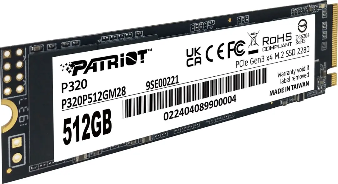 Patriot Viper P320 P320P512GM28 SSD NVMe 512GB