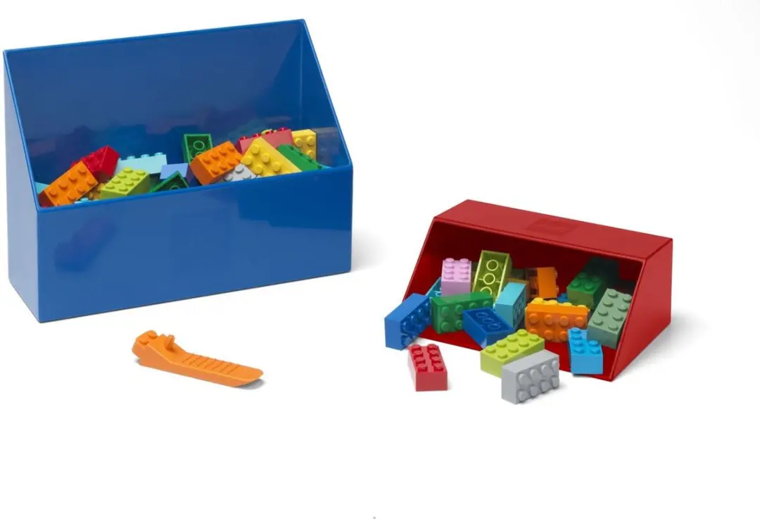 Room Copenhagen LEGO Schep - 2 Stuks - Blauw/Rood - afbeelding 2 van 6