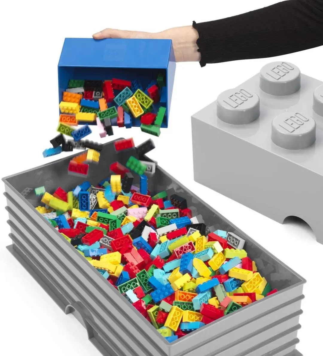 Room Copenhagen LEGO Schep - 2 Stuks - Blauw/Rood - afbeelding 5 van 6
