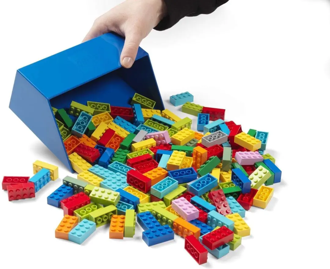 Room Copenhagen LEGO Schep - 2 Stuks - Blauw/Rood - afbeelding 4 van 6