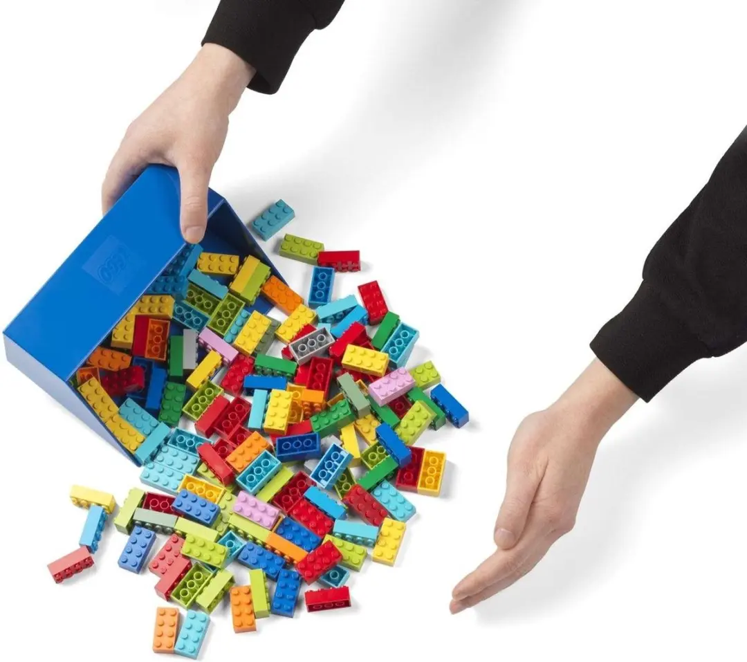 Room Copenhagen LEGO Schep - 2 Stuks - Blauw/Rood - afbeelding 6 van 6