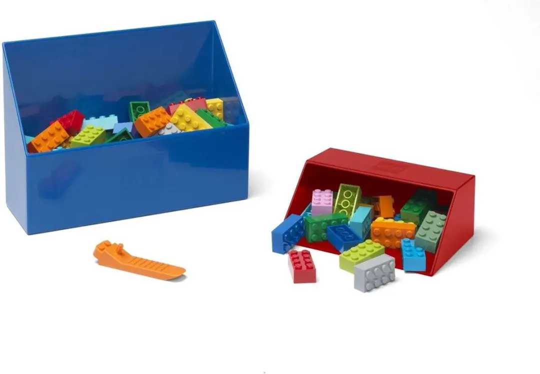Room Copenhagen LEGO Schep - 2 Stuks - Blauw/Rood - afbeelding 3 van 6