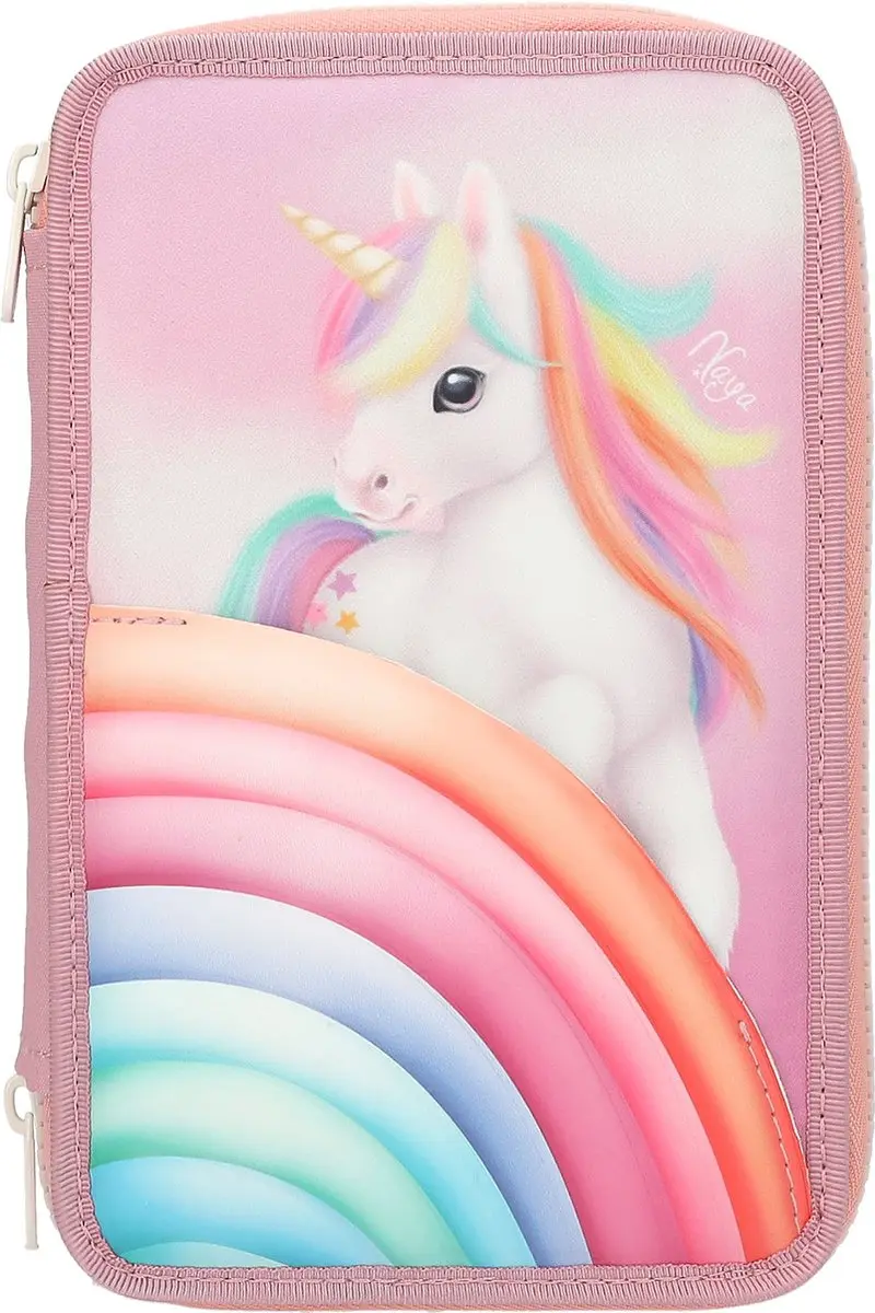 Depesche Ylvi 3-Vaks Gevuld Etui - Roze