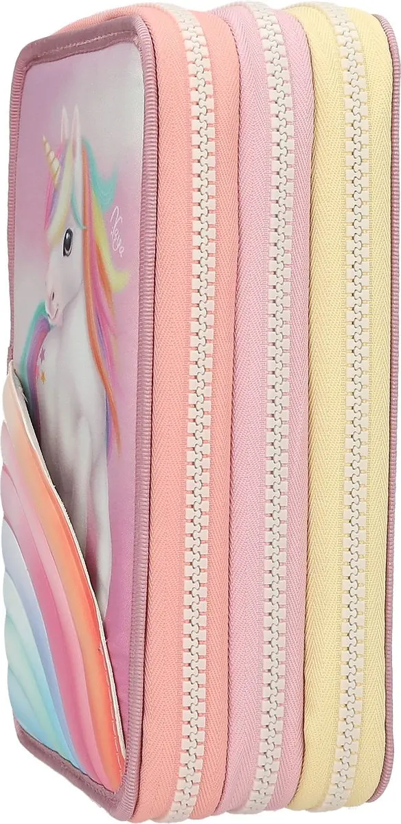 Depesche Ylvi 3-Vaks Gevuld Etui - Roze