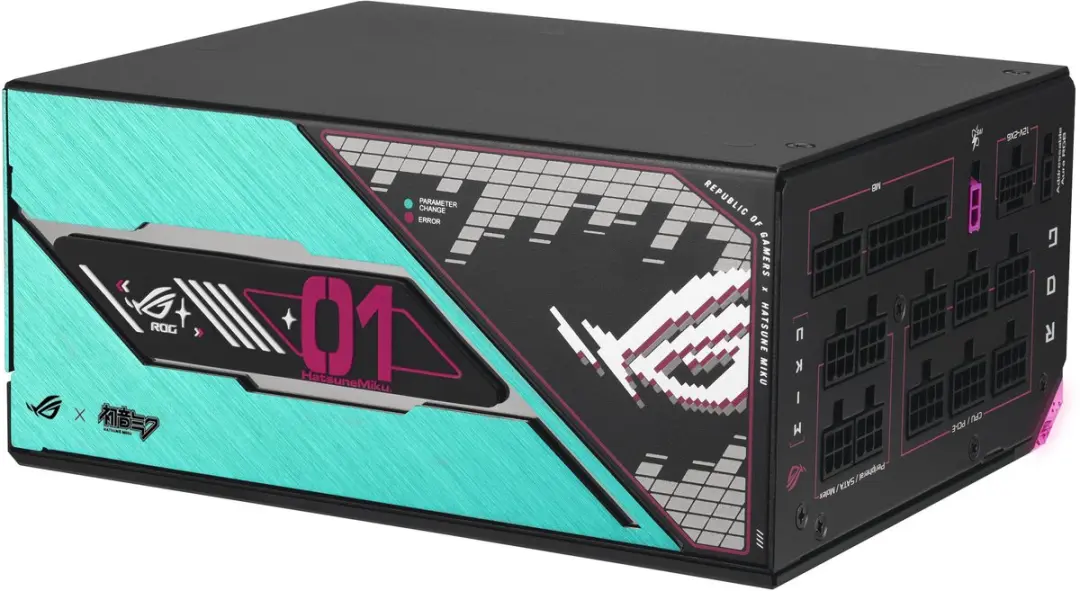 ASUS ROG THOR 1200P3 1200W Voeding - 90YE00V6-B0NA00 - Meerkleurig