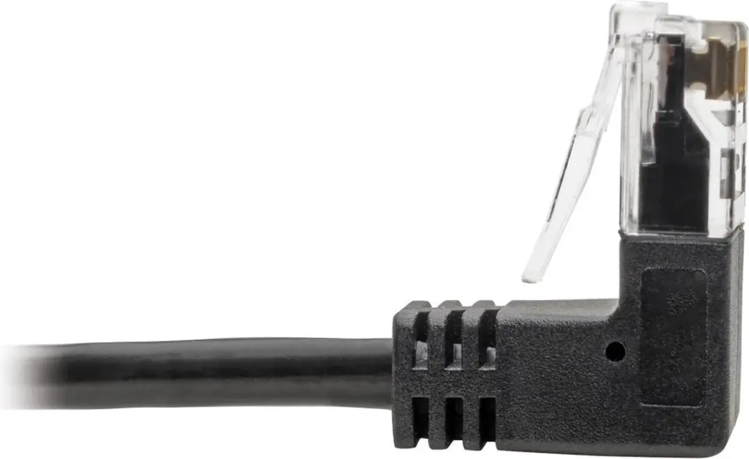 Tripp Lite N201-SR1-BK Netwerkkabel Cat6 U/UTP 0,3m - Zwart