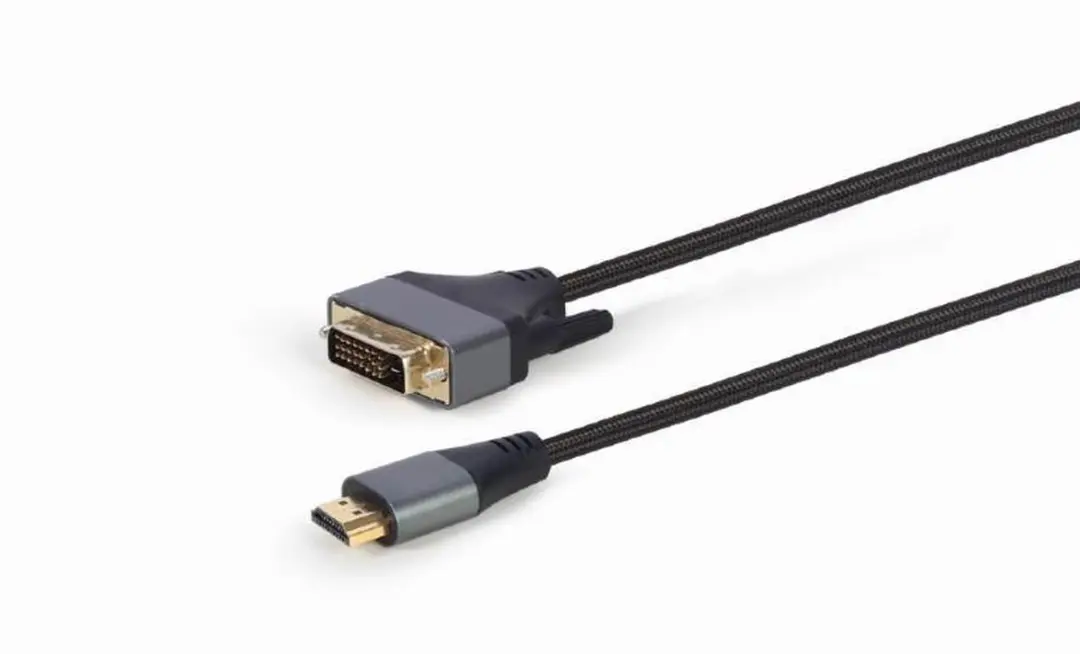 Cablexpert HDMI naar DVI Premium Series Kabel 1.8m - Zwart