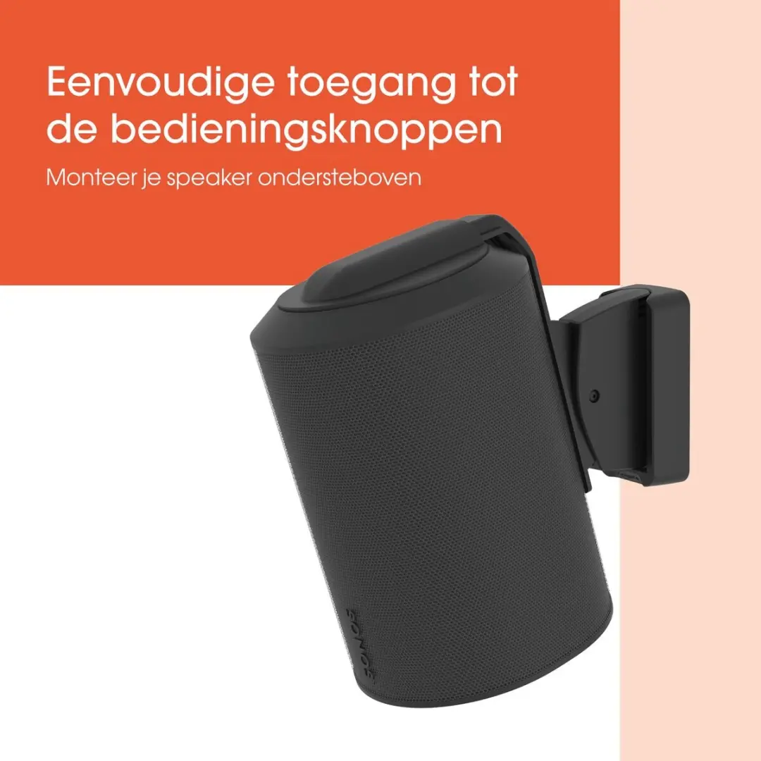 Vogel's SWM 4021 Sonos Era 100 Muurbeugel - Zwart - afbeelding 4 van 6