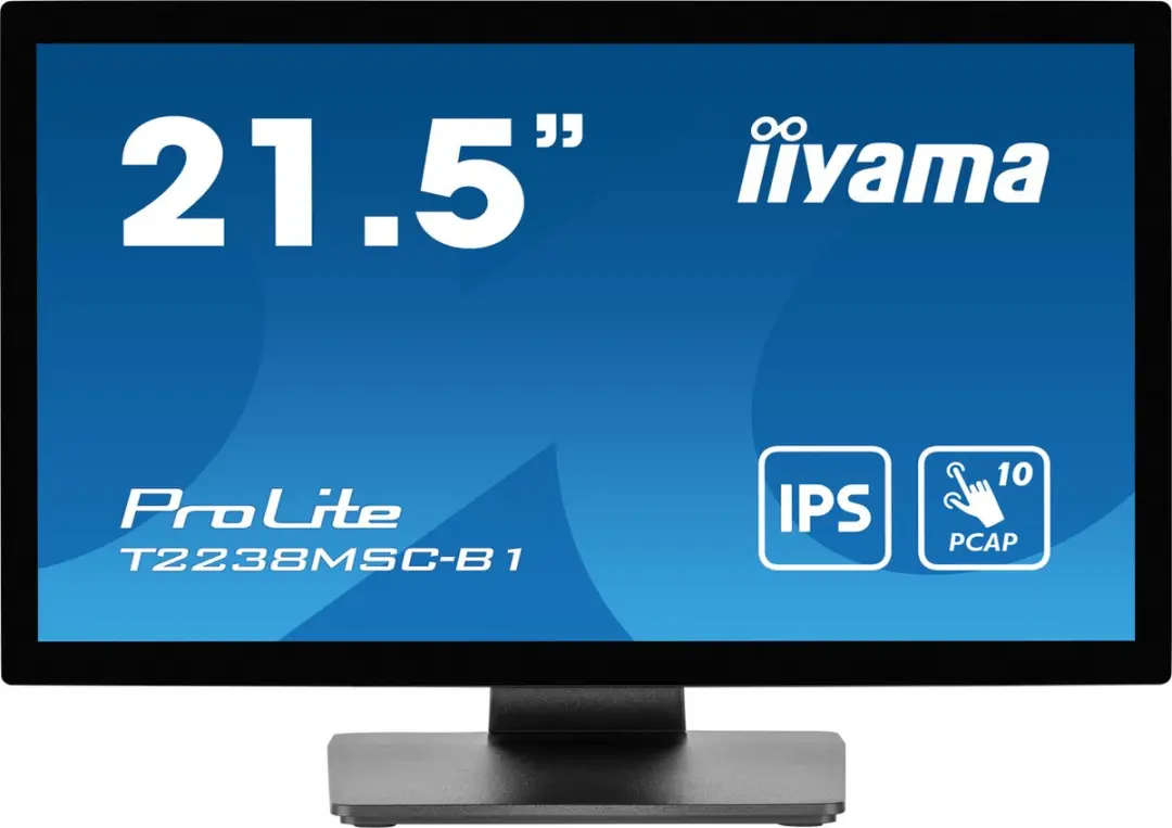 iiyama ProLite T2238MSC-B1 Touchscreen Monitor 21.5" Full HD - Zwart - afbeelding 6 van 6