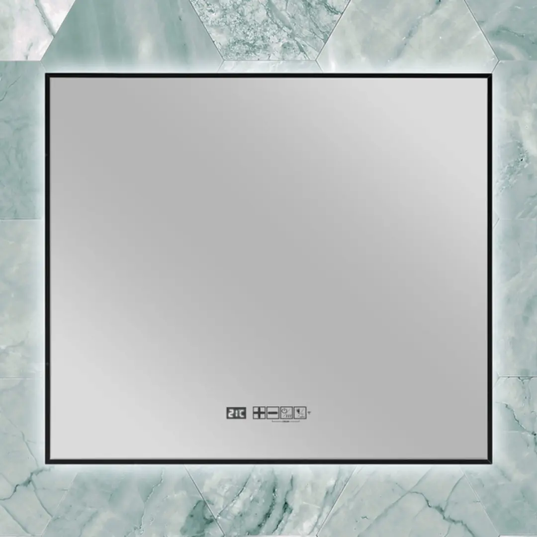 Eurom Sani 400 Mirror Infraroodpaneel 80x70cm - 400W - Zwart mat