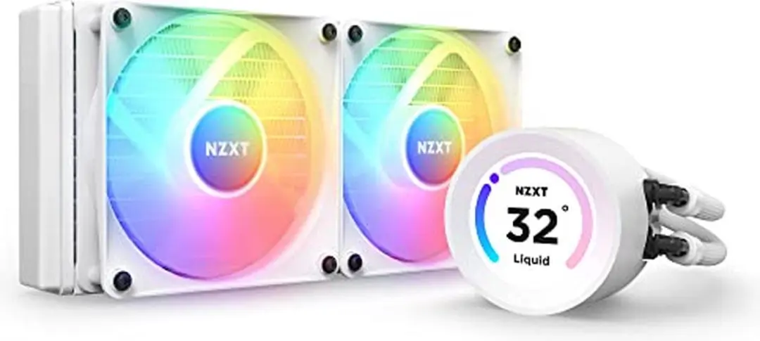 NZXT RL-KR24E-W1 Vloeistofkoeling Kit - Wit