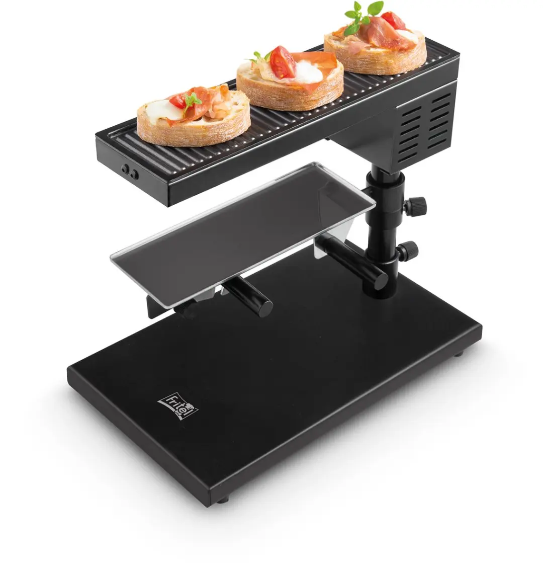 Fritel CR1895 Kaasraclette - 600W - 8 Personen - Zwart