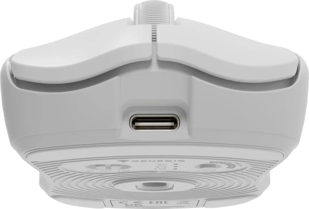 Genesis NMG-2114 Zircon 500 Game Muis - Wit