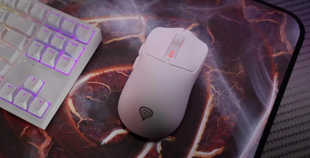 Genesis NMG-2114 Zircon 500 Game Muis - Wit