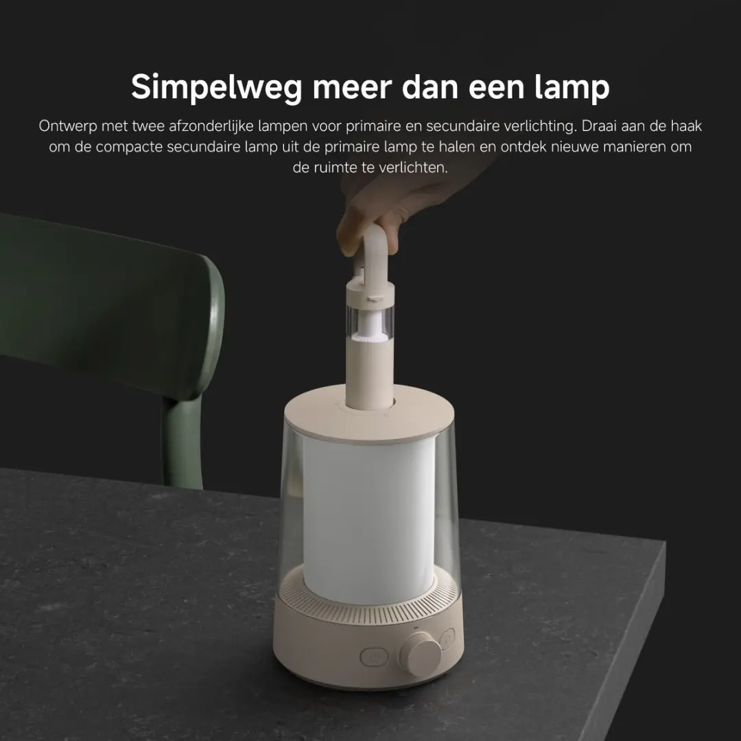 Xiaomi Multifunctionele Campinglamp 600 Lumen - IP54 - RGB - Wit - afbeelding 2 van 6